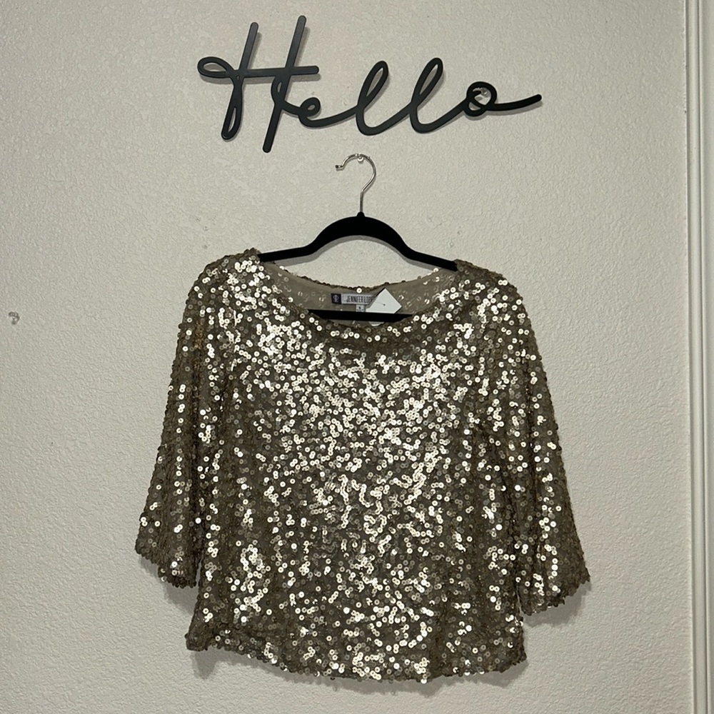 Sequin top